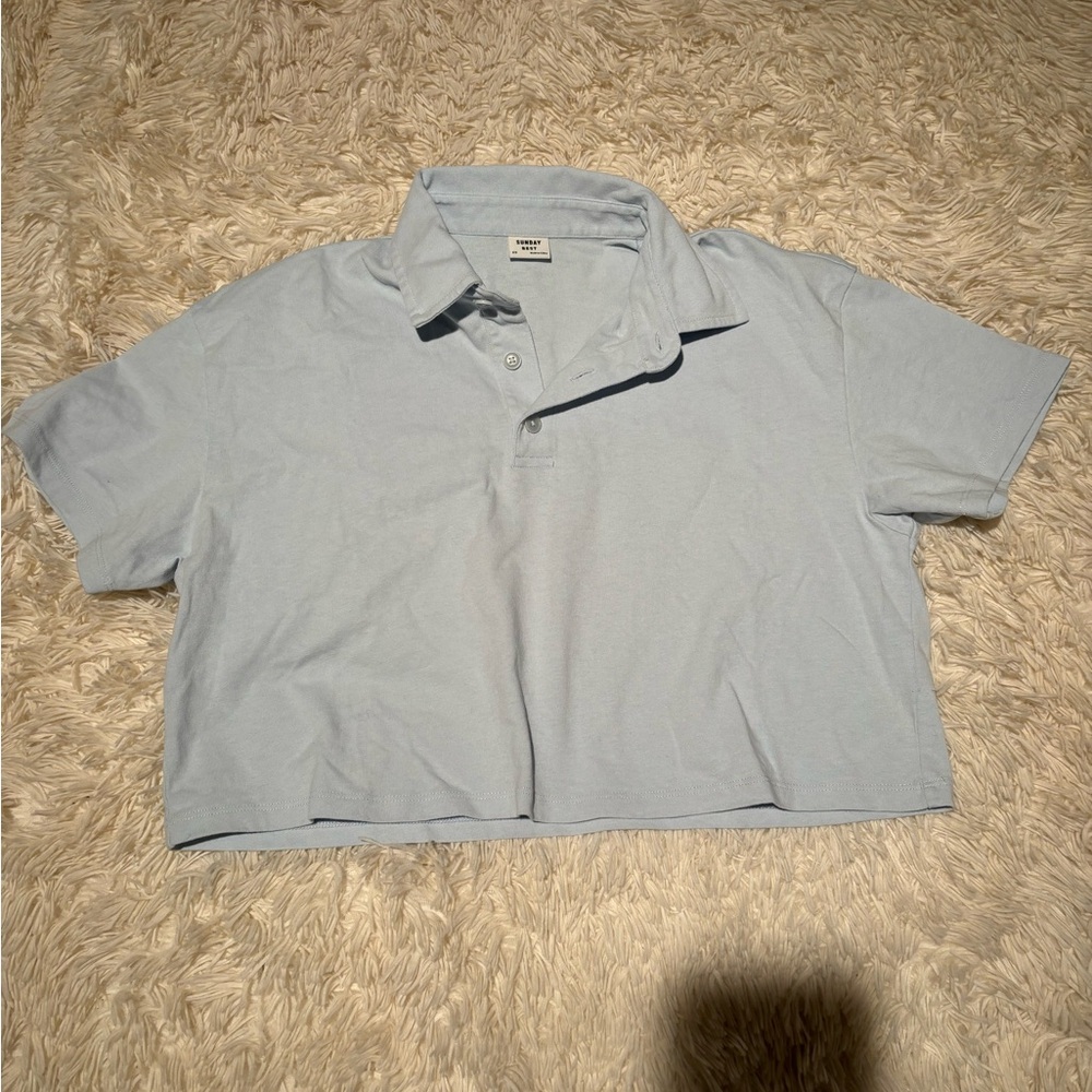 Aritzia Cropped Collar Shirt